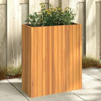 Berkfield Home Garden Planter 59x27.5x70 cm Solid Wood Acacia in Brown