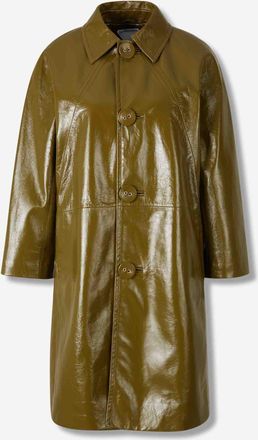 Bottega Veneta Leather Trench Coat