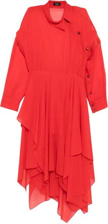 A.W.A.K.E. Abito in organza - Rosso