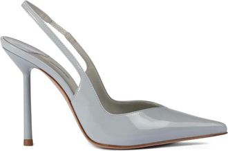 Le Silla Pumps Vivienne con cinturino posteriore - Grigio
