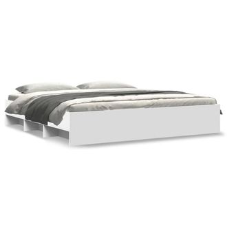Berkfield Home Bed Frame without Mattress White 200x200 cm Engineered Wood