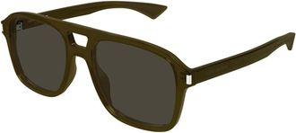Saint Laurent Sunglasses, unisex, Brown, Size: 55 MM SL 881 Sunglasses