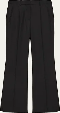 Helmut Lang Vented Wool Bootcut Pants