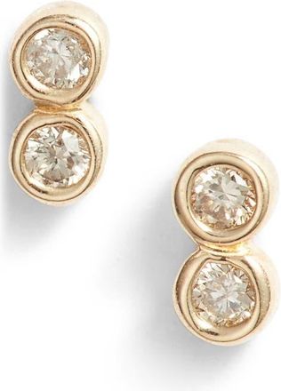 Set & Stones Oslo Diamond Stud Earrings in Gold at Nordstrom