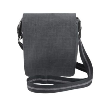 Fendi Pre-owned Cross Body Bags, male, Black, Size: ONE SIZE Pre-owned Vintage Messenger Bag