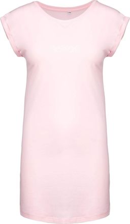 Kariban Womens/Ladies T-Shirt Dress (L/XL) (Pale Pink)