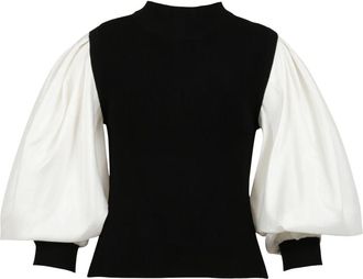 SIMKHAI Mujer, Jerseys, Negro, Talla: L