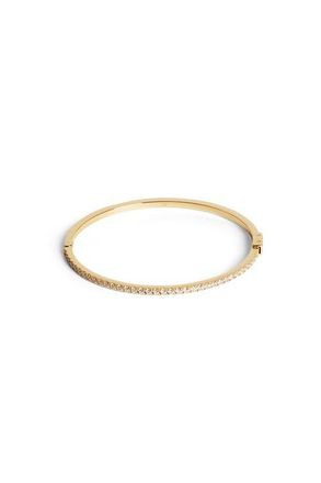 Coeur de Lion Eternal Love Gold Bangle in Crystal at Nordstrom, Size 7.5