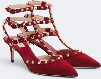 Valentino Garavani Rockstud suede pumps