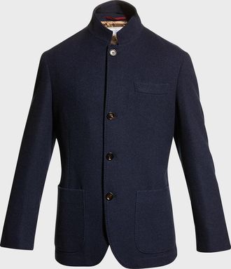 Brunello Cucinelli Men & apos;s Cashmere Blazer Coat