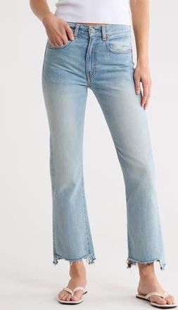 Denimist Jaclyn Slim Kick Frayed Jeans in Jinx Blue at Nordstrom Rack, Size 24
