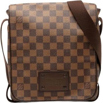 Louis Vuitton Pre-owned Cross Body Bags, female, Brown, Size: ONE SIZE Pre-owned Fabric Crossbody Bag
