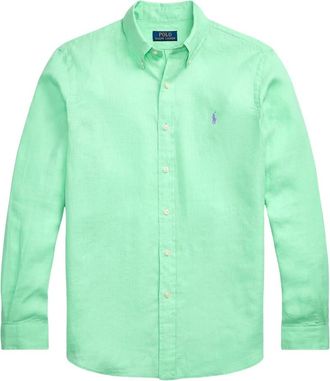 Ralph Lauren Overhemden, Heren, Groen, S, Katoen, Casual Overhemd
