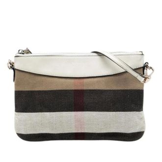 Burberry Pre-owned Peyton Crossbody Tas - Dames - Pre-owned - Veelkleurig - Maat: ONE Size Leer