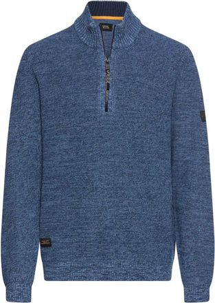 Camel Active Maglione Dolcevita Effetto Melange - - Knitwear - Uomo - Blu - 3XL