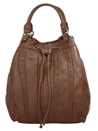 Forty Degrees Shopper FORTY, Damen, Gr. B/H/T: 32cm x 27cm x 16cm onesize, braun (cognac), Leder, leicht gl&auml;nzend, unifarben, Taschen Shopper, echt Leder, Made in I