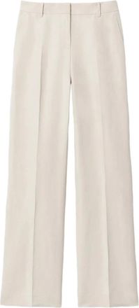 Lafayette 148 New York Pantaloni con pieghe frontali - PEARL