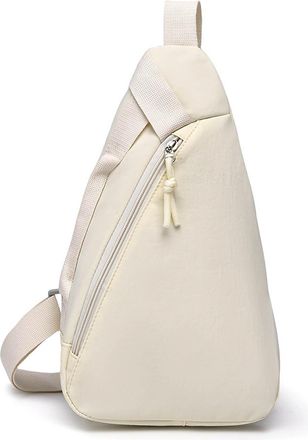 Generic Bum Bag Crossbody Bags for Unisex, Casual Shoulder Bags, Travel Cycling,Perfect for Travel and Weekend Getaways (Beige,19 x 9 x 34cm / 7.4 x 3.5 x 13.