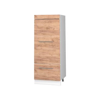 Vicco Armario Despensa De Cocina Fame-line, Roble Dorado/blanco, 60 Cm, Vicco