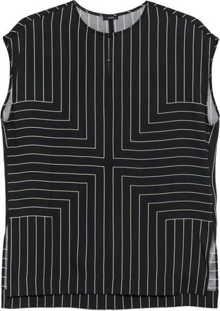 Joseph Top smanicato a righe - Nero