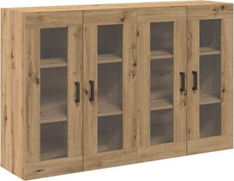 vidaXL Vidaxl - Armario de pared 2 pcs Roble artisan 69.5 x 34 x 90 cm