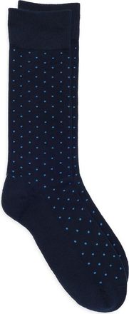 Nordstrom Cushion Foot Socks in Navy- Blue Dot at Nordstrom