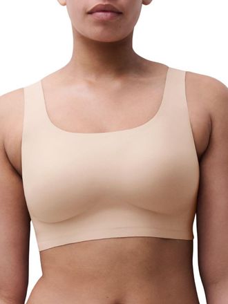 Chantelle Womens SoftStretch Power Lounge Bra - Beige polyamide - Size Large