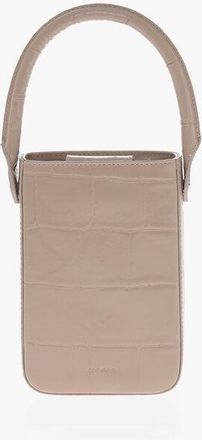 by FAR Crocodile Embossed Leather Mini Crossbody Bag size Unica