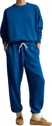 Ralph Lauren Fleece Sweatshirt In Blue