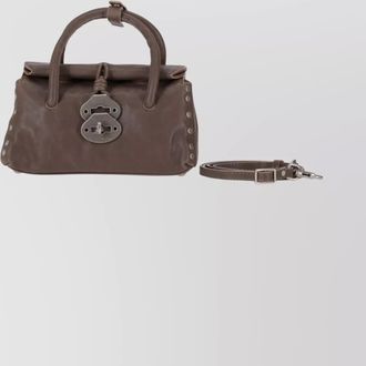 Zanellato structured shoulder bag detachable strap