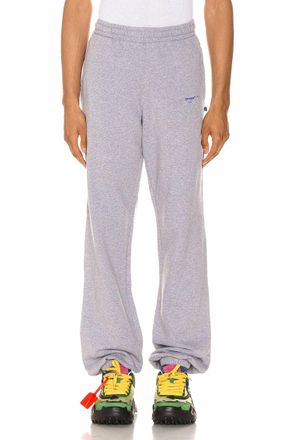 Off-white Technical Arrows Sweatpants In Grey