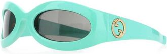 Gucci Occhiali da sole - Dames - Zonnebrillen - Blauw - ONE Size - Accessoires