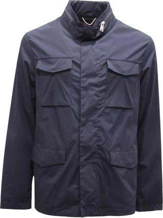 People of Shibuya Winddicht Sensei Jacket met Afneembare Capuchon - Heren - Zomerjassen - Blauw - 2XL - Jassen