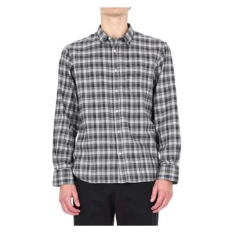 Officine G&eacute;n&eacute;rale Casual Shirts, male, Gray, M, Lipp Shirt