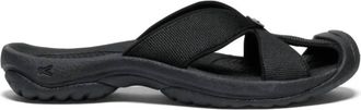 Keen Womens Bali Slip On Closed Toe Flip-Flops In Black