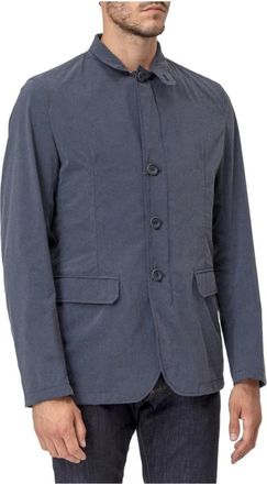 Herno Jassen - Heren - Zomerjassen - Blauw - S - Jassen