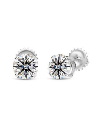 SuperJeweler Superjeweler 14K 2.00 Ct. Tw. Lab-Grown Diamond Earrings