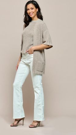 Mart Visser Nyra Vest Khaki / Wit