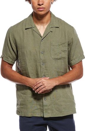 Brooks Brothers Solid Linen Camp Shirt