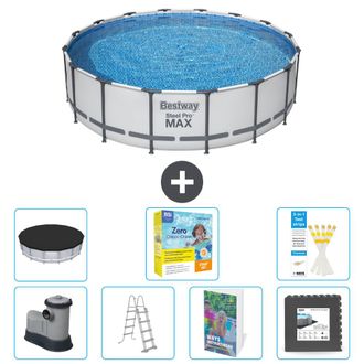 Bestway Piscina Bestway Steel Pro Max Redonda - 488x122 Cm - 8-piezas S607