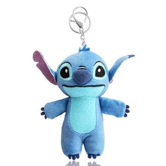 Disney Stitch Plush Keychain in Blue at Nordstrom
