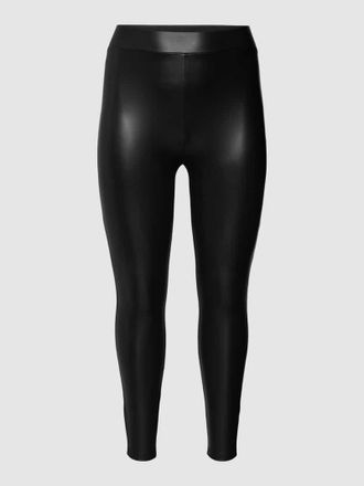 Only Carmakoma PLUS SIZE Leggings in Leder-Optik Modell Carrool in Black, Gr&ouml;&szlig;e XL