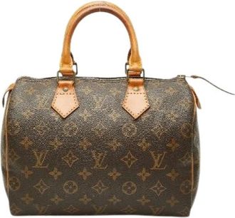Louis Vuitton Pre-owned Handbags, female, Brown, Size: ONE SIZE Pre-owned Speedy25 Monogram Handbag