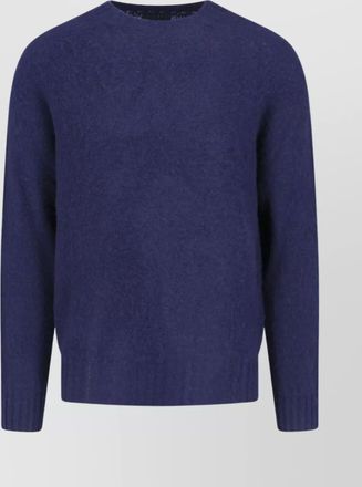 Howlin ribbed cuff crew neck sweater design