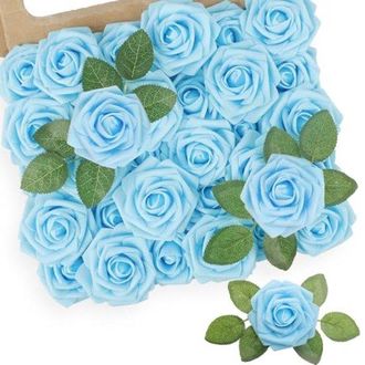 OEM Rosas Artificiales, Para El D&iacute;a De San Valent&iacute;n, El D&iacute;a De La Madre, Bodas, Baby Showers, Aproximadamente 20 Cm De Largo, 8 Cm De Di&aacute;metro