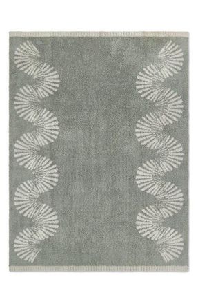 Barefoot Dreams Spiral Seashell CozyChic Throw Blanket in Faded Hazel Multi at Nordstrom