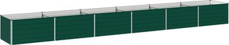 vidaXL Cama De Jard&iacute;n Elevada Verde 600 X 80 X 55 Cm Vidaxl