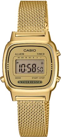 Casio Collection Retro Womens Gold Watch LA670WEMY-9EF Stainless Steel - One Size