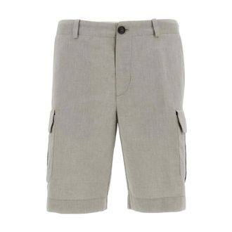 Roberto Ricci Design Casual Shorts, male, Beige, Size: XL Lynco Cargo Short