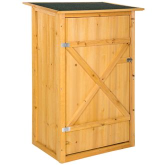 TecTake Garden Shed Taman in Brown | Size: Large